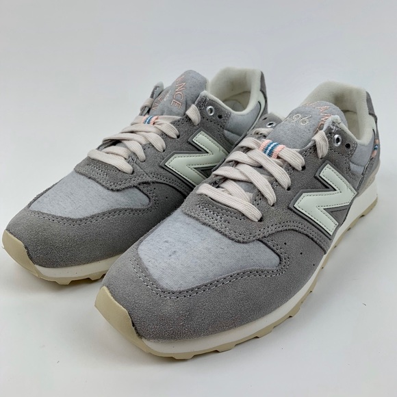 NEW BALANCE J.CREW Gray Suede 696 Sneakers Tennis - Picture 2 of 7